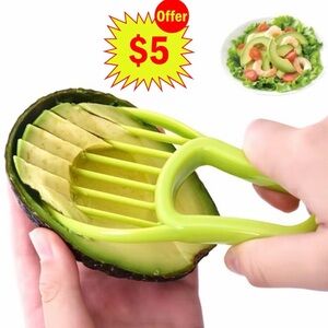 3-in-1 New Avocado Slicer Tool – Hassle-Free Cutting, Pitting & Slicing!